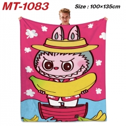 Labubu Anime flannel blanket a...