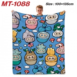 Labubu Anime flannel blanket a...