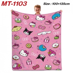 Sanrio Anime flannel blanket a...