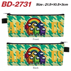 Among us Anime PU Leather Zipp...
