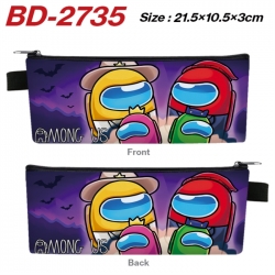 Among us Anime PU Leather Zipp...