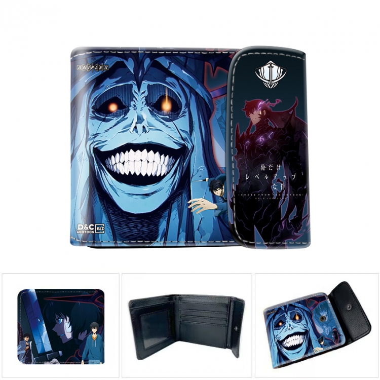 Solo Leveling:Arise Horizontal concealed wallet short wallet 12x10x2CM