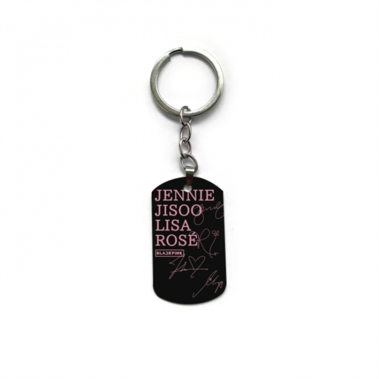 BLACK PINK Anime double-sided full-color printed keychain price for 5 pcs