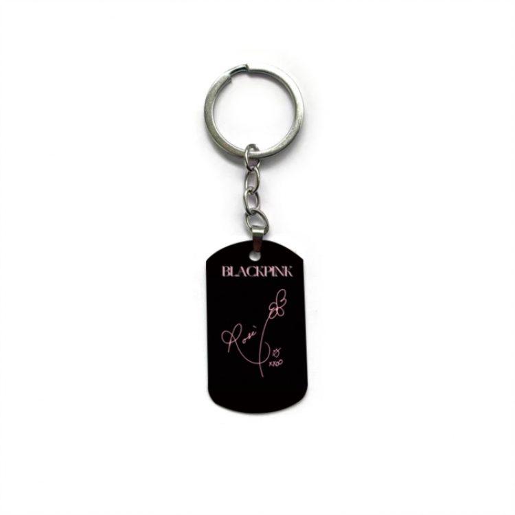 BLACK PINK Anime double-sided full-color printed keychain price for 5 pcs