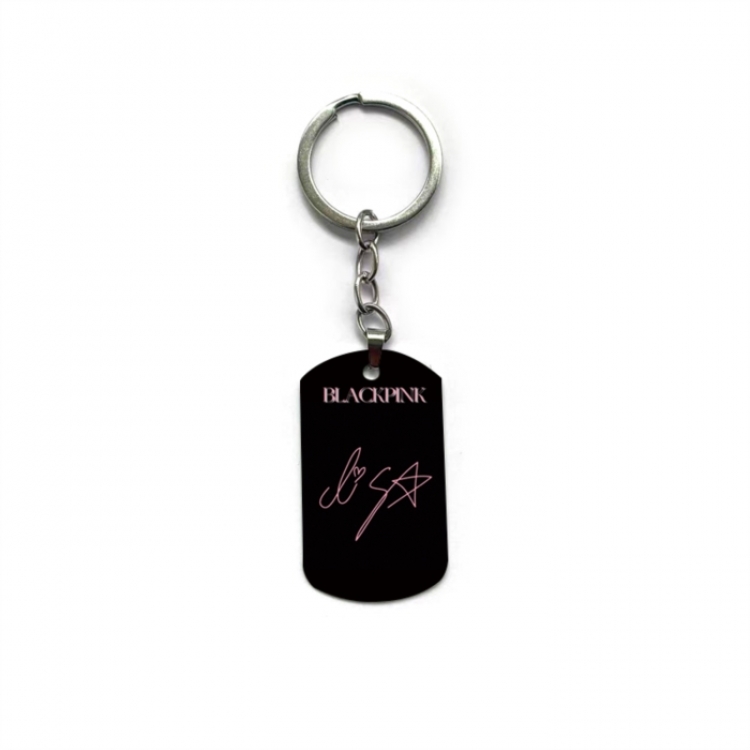 BLACK PINK Anime double-sided full-color printed keychain price for 5 pcs