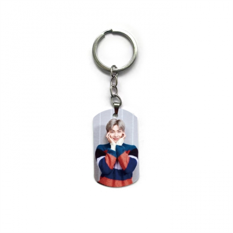 BTS Anime double-sided full-color printed keychain price for 5 pcs