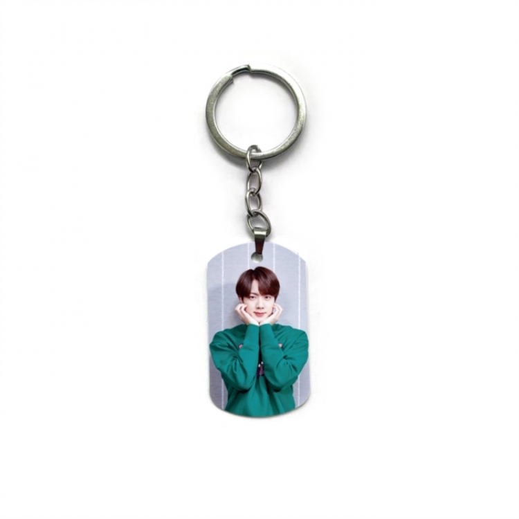 BTS Anime double-sided full-color printed keychain price for 5 pcs