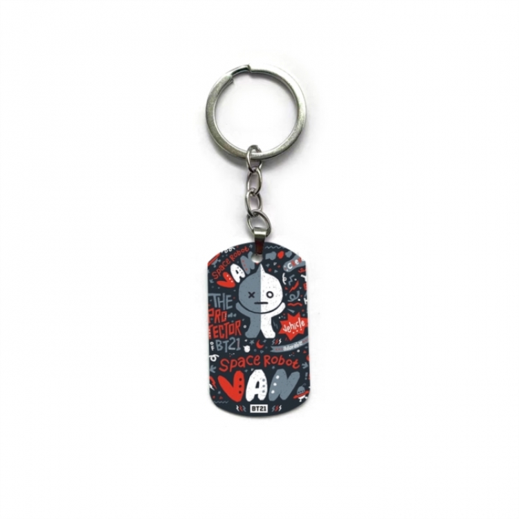 BTS Anime double-sided full-color printed keychain price for 5 pcs