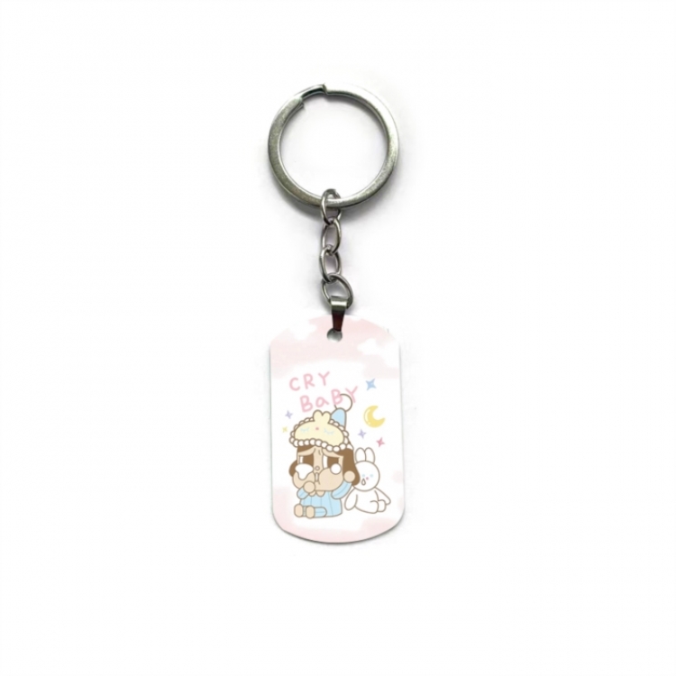 CryBaby Anime double-sided full-color printed keychain price for 5 pcs