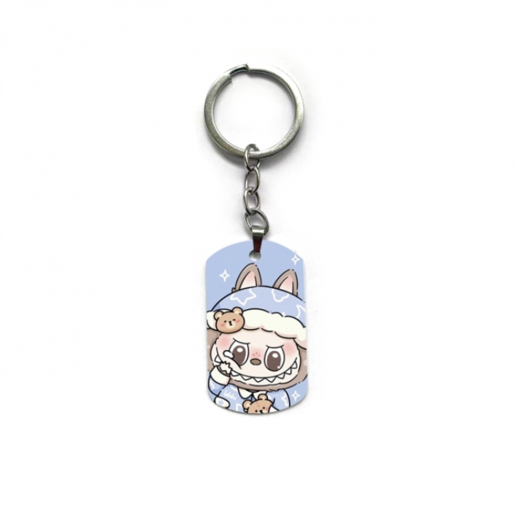Labubu Anime double-sided full-color printed keychain price for 5 pcs