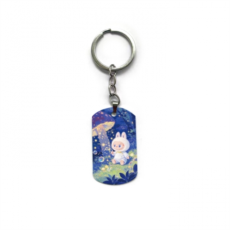 Labubu Anime double-sided full-color printed keychain price for 5 pcs