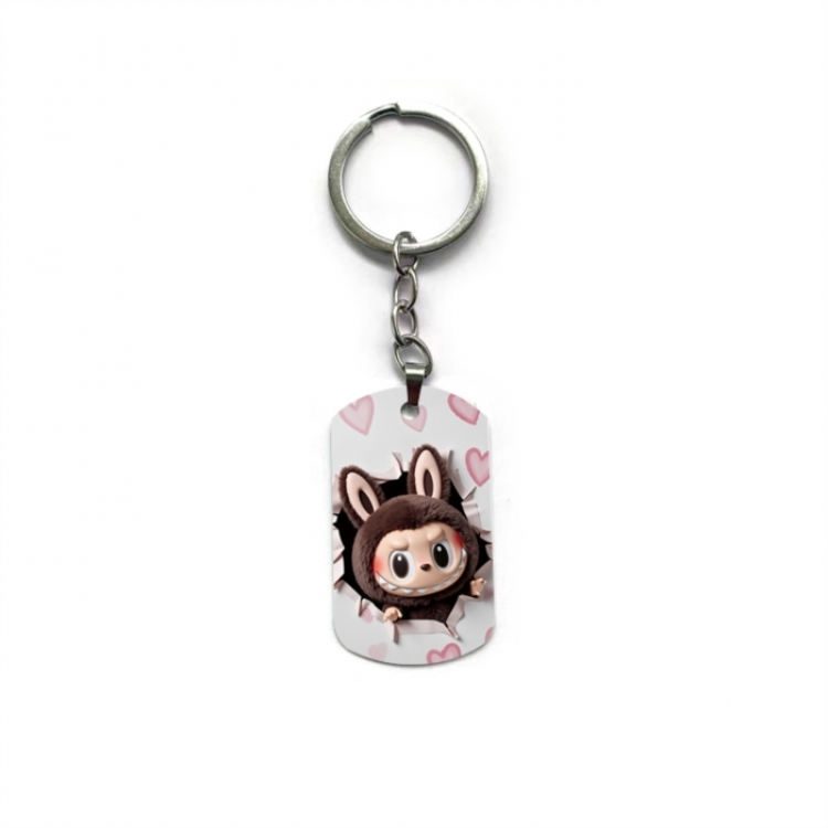 Labubu Anime double-sided full-color printed keychain price for 5 pcs