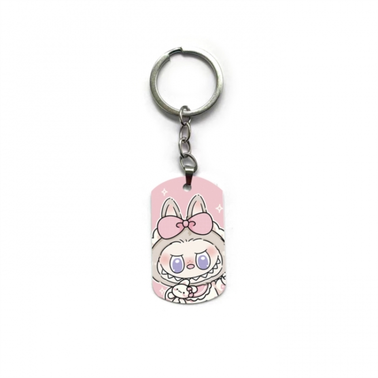 Labubu Anime double-sided full-color printed keychain price for 5 pcs