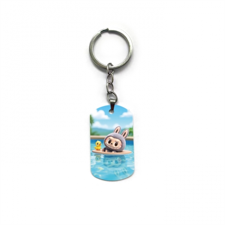 Labubu Anime double-sided full-color printed keychain price for 5 pcs