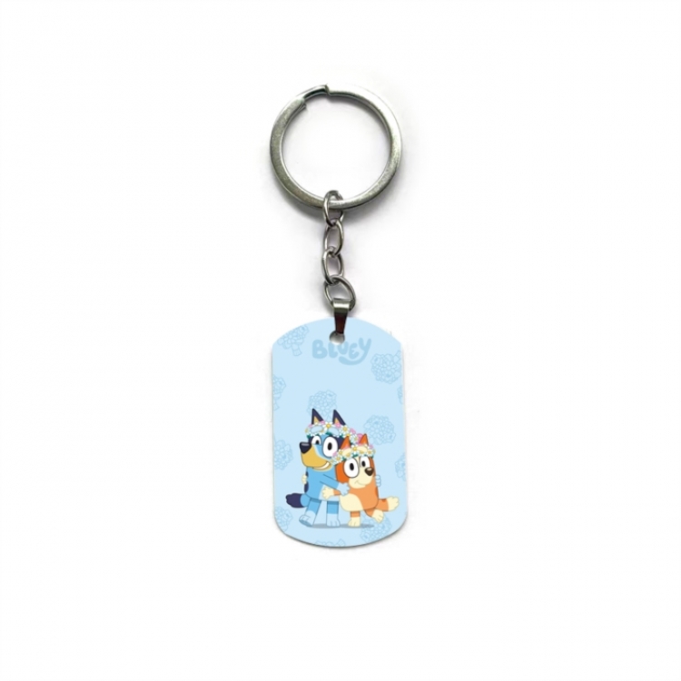 Bluey Anime double-sided full-color printed keychain price for 5 pcs