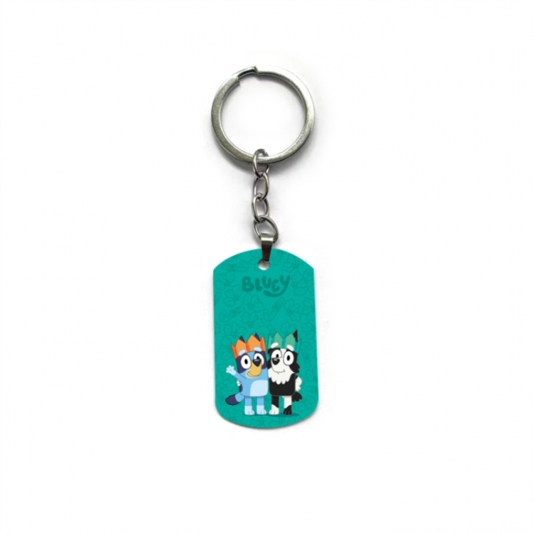 Bluey Anime double-sided full-color printed keychain price for 5 pcs