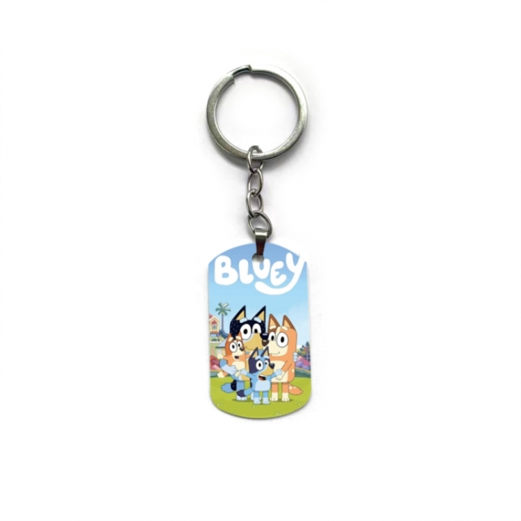 Bluey Anime double-sided full-color printed keychain price for 5 pcs