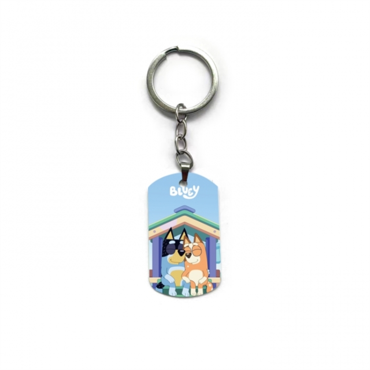 Bluey Anime double-sided full-color printed keychain price for 5 pcs