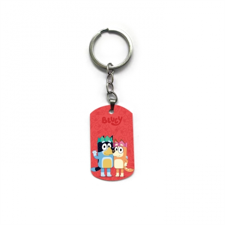 Bluey Anime double-sided full-color printed keychain price for 5 pcs