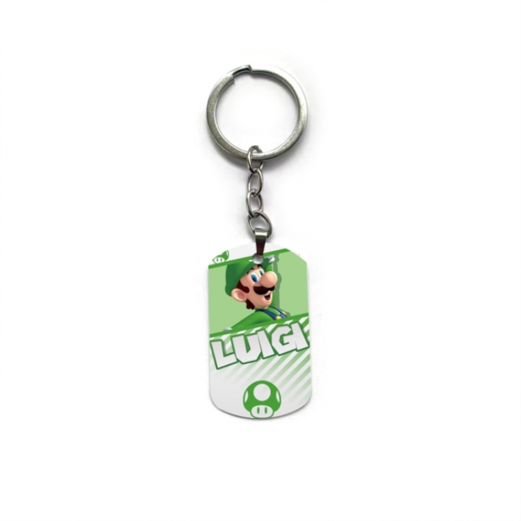 Super Mario Anime double-sided full-color printed keychain price for 5 pcs