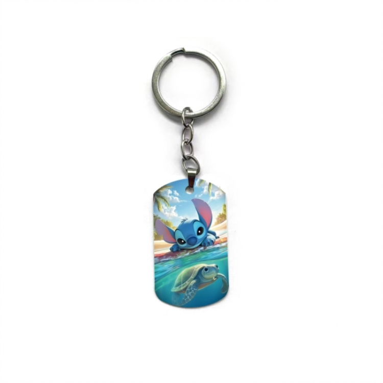 Lilo & Stitch Anime double-sided full-color printed keychain price for 5 pcs
