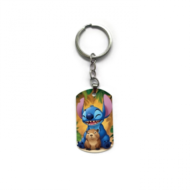 Lilo & Stitch Anime double-sided full-color printed keychain price for 5 pcs