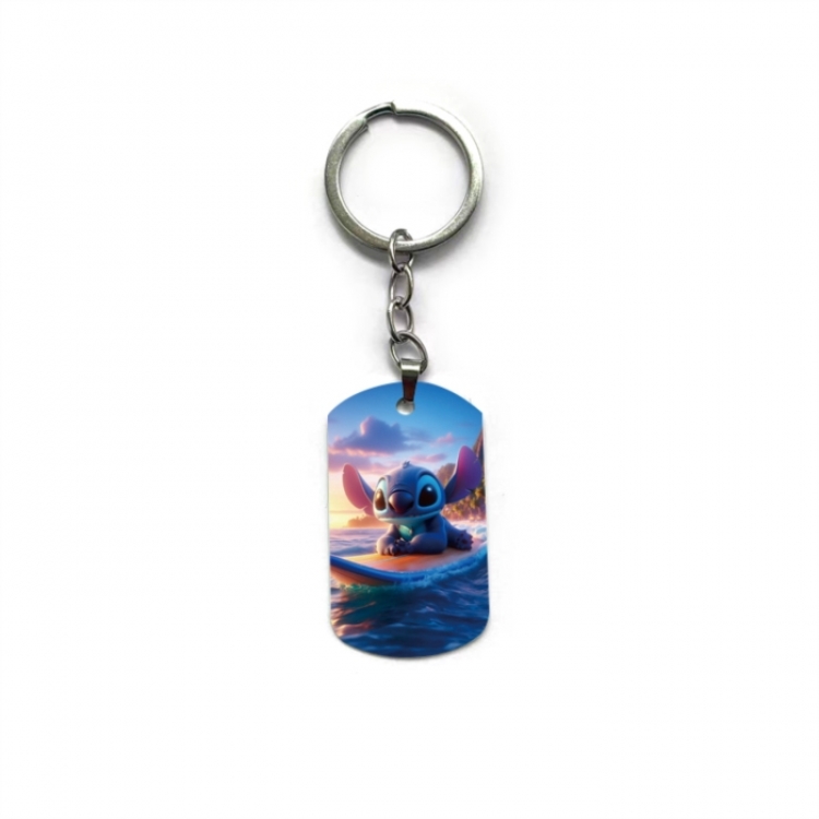 Lilo & Stitch Anime double-sided full-color printed keychain price for 5 pcs
