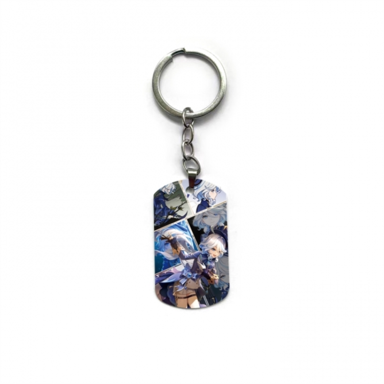 Genshin Impact Anime double-sided full-color printed keychain price for 5 pcs
