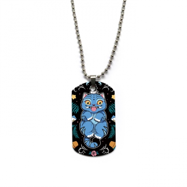 K-Pop Demon Hunters Anime double-sided full color printed military brand necklace price for 5 pcs