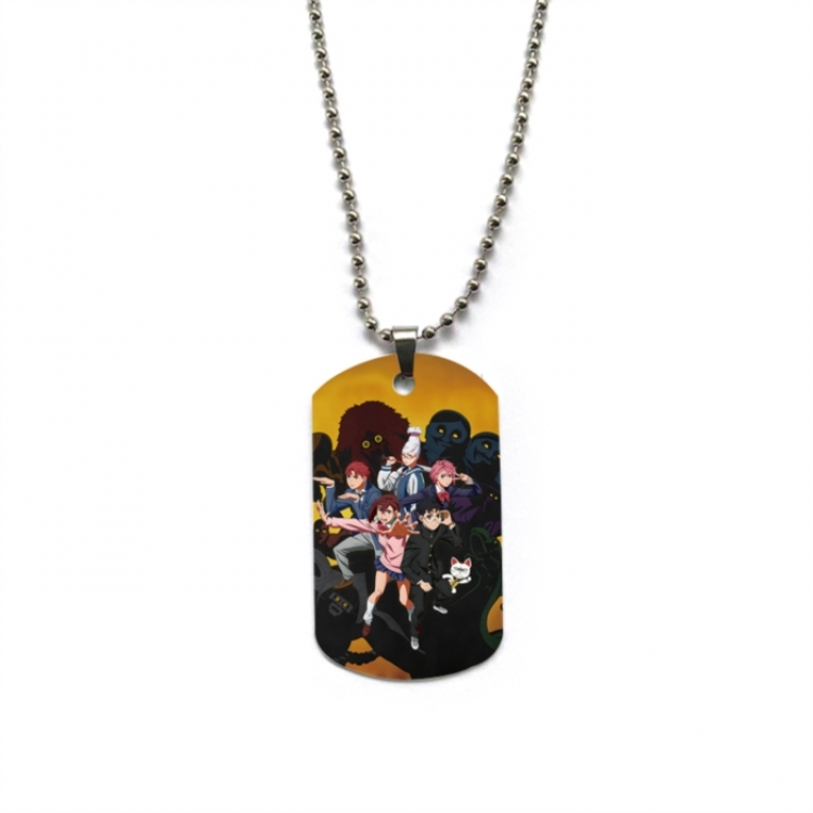 DANDADAN Anime double-sided full color printed military brand necklace price for 5 pcs