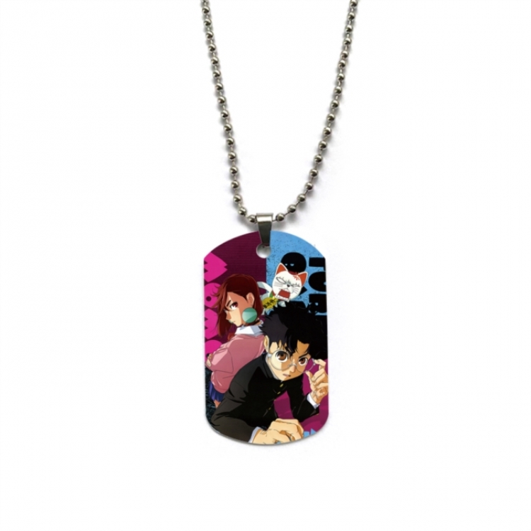 DANDADAN Anime double-sided full color printed military brand necklace price for 5 pcs