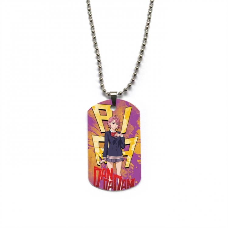 DANDADAN Anime double-sided full color printed military brand necklace price for 5 pcs