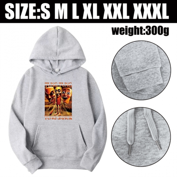 Italian-Brainrot Anime printed hooded sweatshirt top from S to 3XL