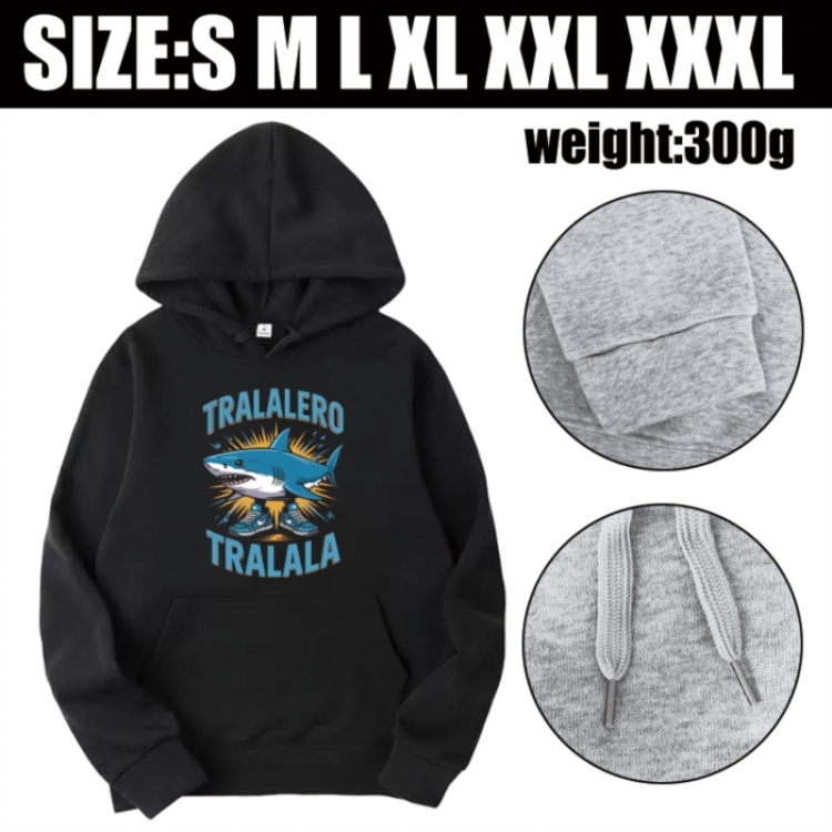 Italian-Brainrot Anime printed hooded sweatshirt top from S to 3XL