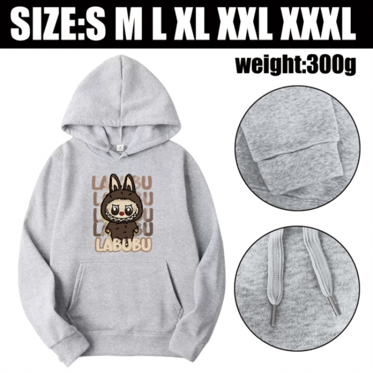 Labubu Anime printed hooded sweatshirt top from S to 3XL