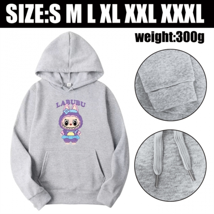 Labubu Anime printed hooded sweatshirt top from S to 3XL