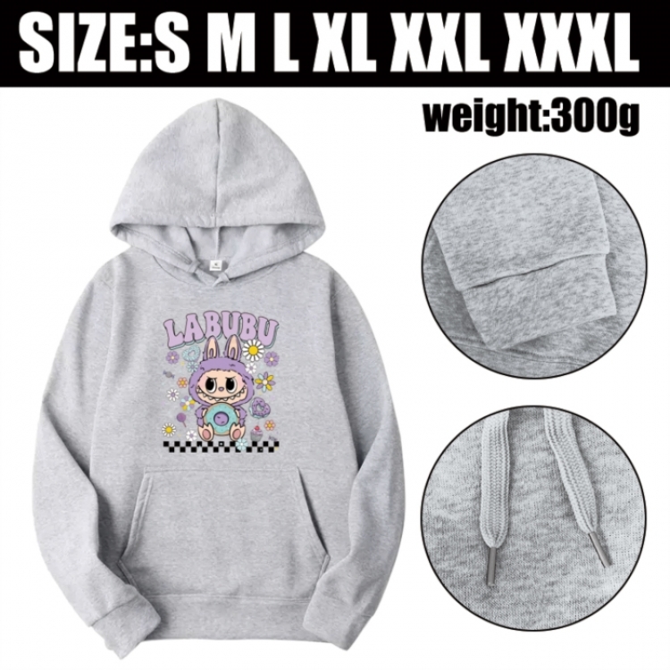 Labubu Anime printed hooded sweatshirt top from S to 3XL