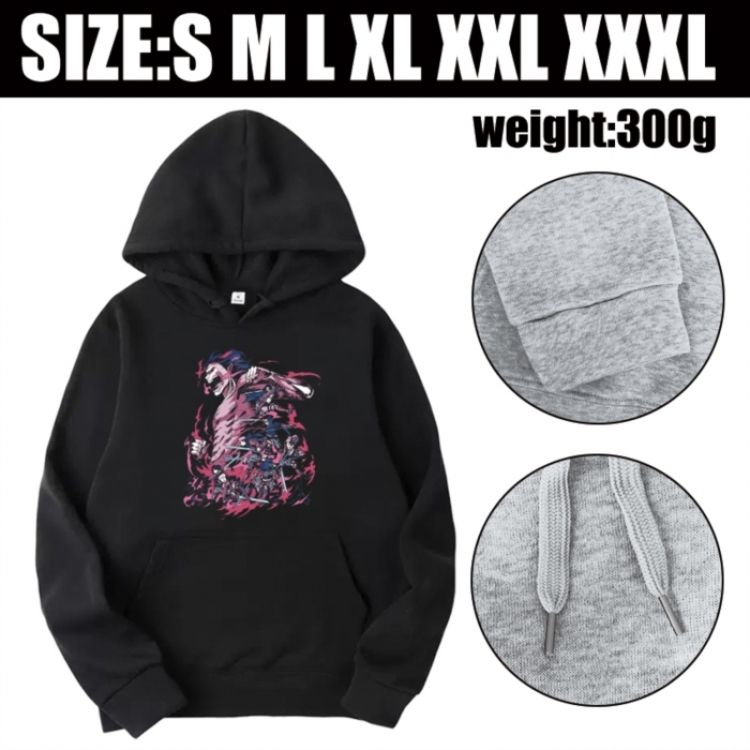 Shingeki no Kyojin Anime printed hooded sweatshirt top from S to 3XL