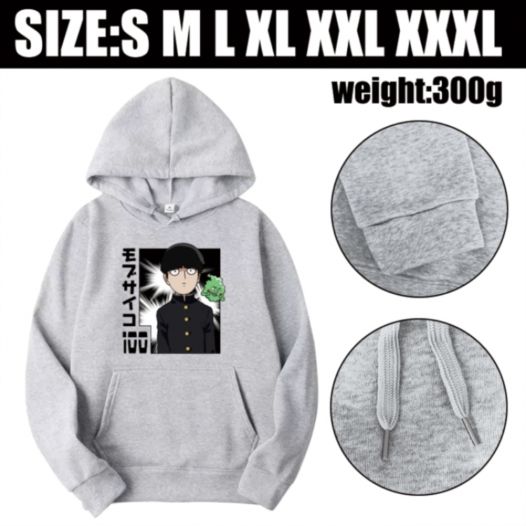Mob Psycho 100 Anime printed hooded sweatshirt top from S to 3XL