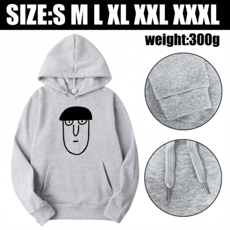 Mob Psycho 100 Anime printed hooded sweatshirt top from S to 3XL