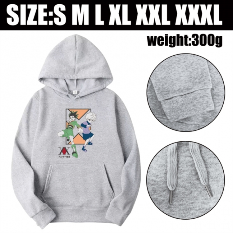 HunterXHunter Anime printed hooded sweatshirt top from S to 3XL