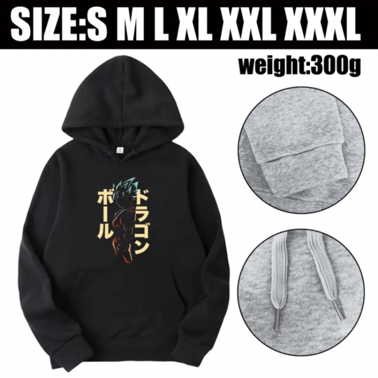 DRAGON BALL Anime printed hooded sweatshirt top from S to 3XL