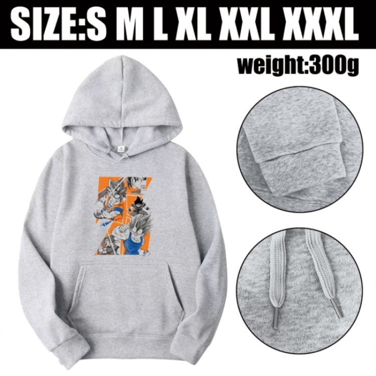 DRAGON BALL Anime printed hooded sweatshirt top from S to 3XL