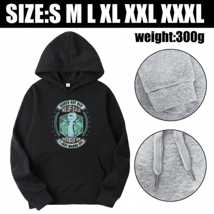 Rick and Morty Anime printed hooded sweatshirt top from S to 3XL
