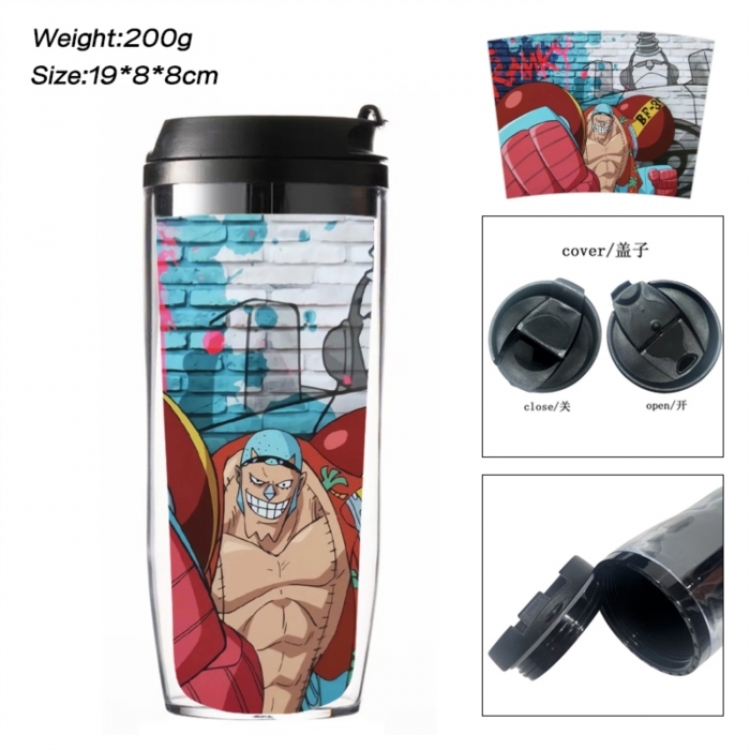 One Piece Anime double-layer insulated water bottle and cup 350ML