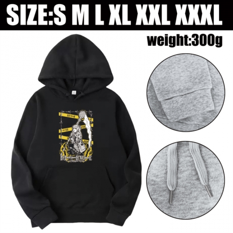 Death note Anime printed hooded sweatshirt top from S to 3XL