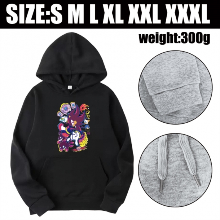 Sonic The Hedgehog Anime printed hooded sweatshirt top from S to 3XL