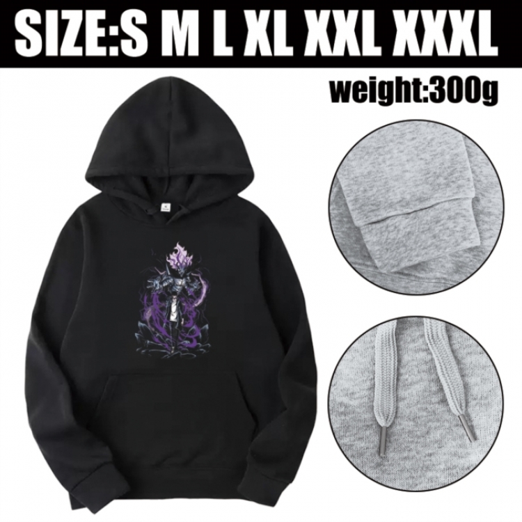 Solo Leveling:Arise Anime printed hooded sweatshirt top from S to 3XL