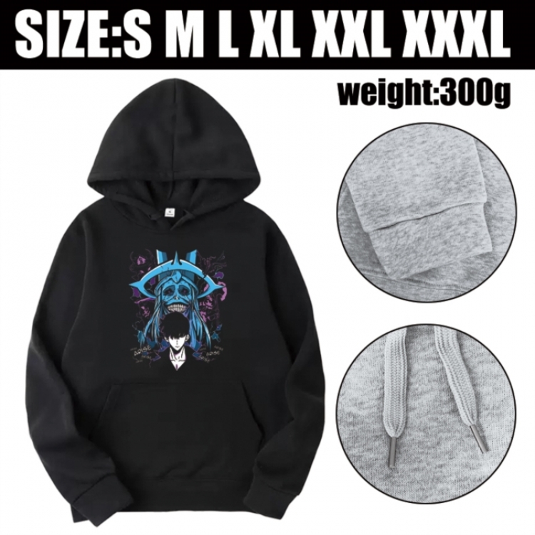 Solo Leveling:Arise Anime printed hooded sweatshirt top from S to 3XL