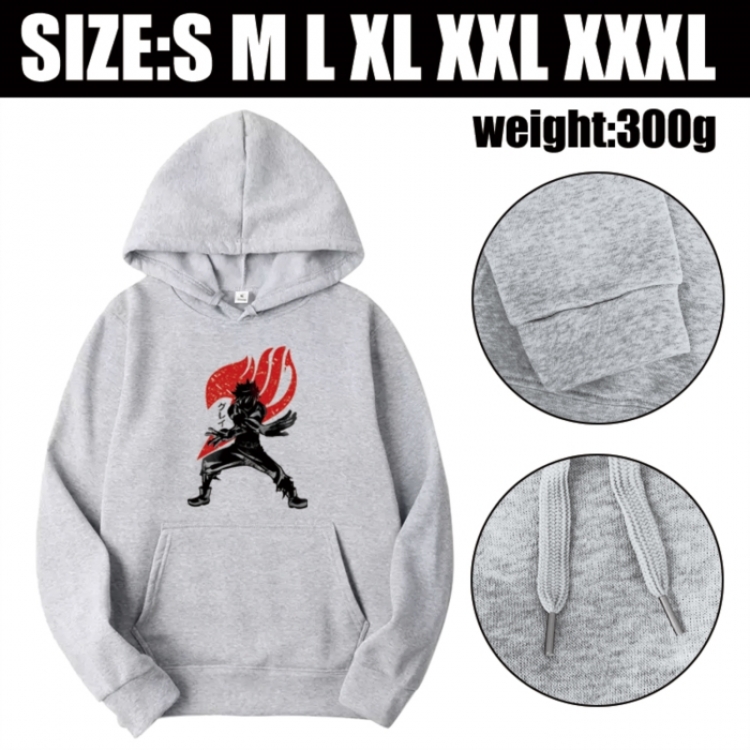 Fairy tail Anime printed hooded sweatshirt top from S to 3XL